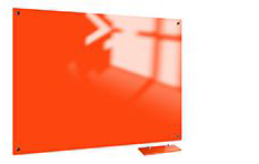 Whiteboard Glass Bright Orange