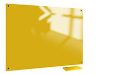 Whiteboard Glass Canary Yellow