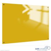 Whiteboard Glass Solid Canary Yellow 60x90 cm