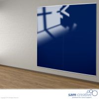 Glassboard Wall Panel Marine Blue 100x200 cm