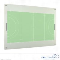 Whiteboard Glass Solid Hockey 120x150 cm