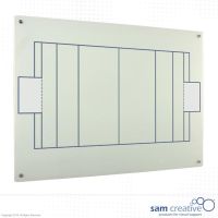 Whiteboard Glass Solid Water Polo 90x120 cm