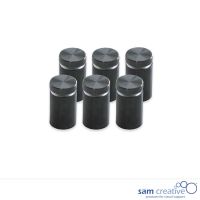 Installation set Glassboard Solid black (set 6)
