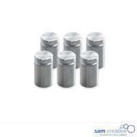 Installation set Glassboard Solid Steel (set 6)