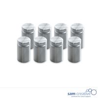 Installation set Glassboard Solid Steel (set 8)