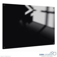 Whiteboard Glass Solid Black Magnetic 120x180 cm